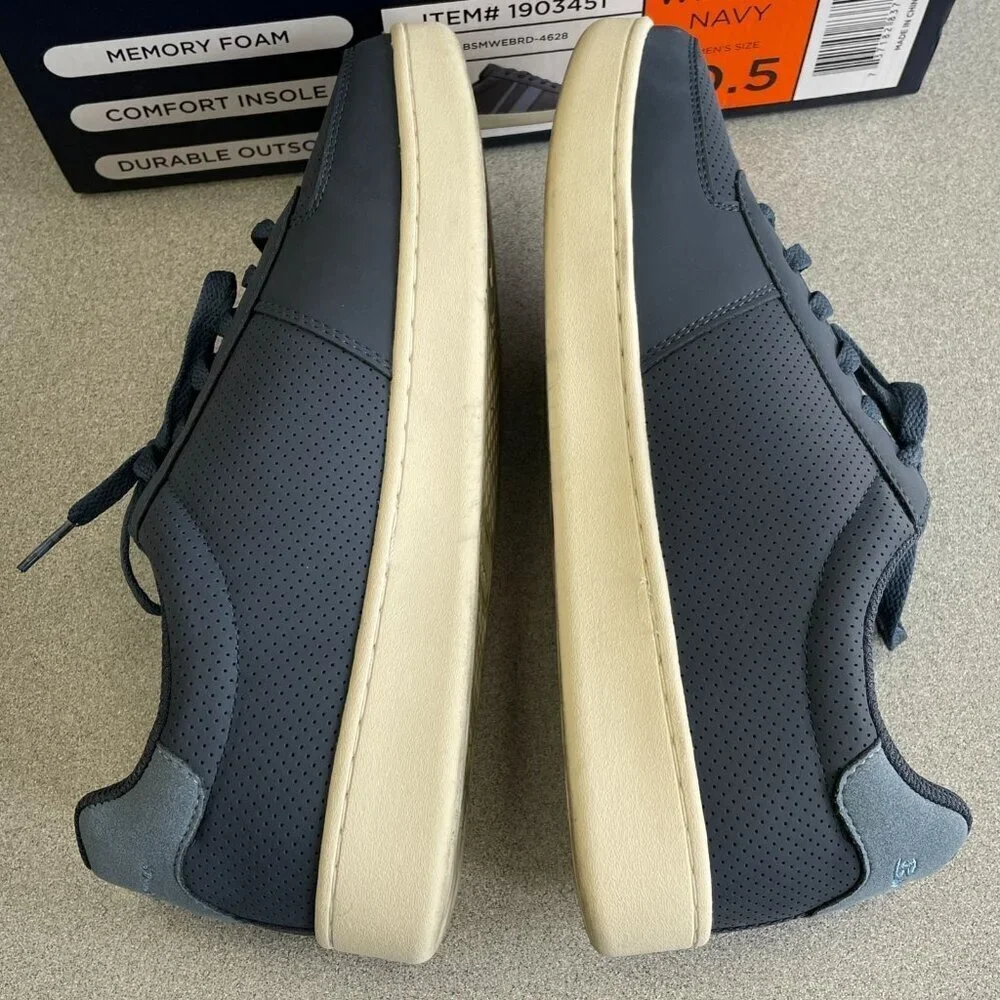 Ben Sherman Webber Men's Size 10.5  Navy Sneakers Memory Foam